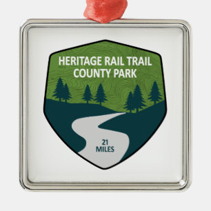 Heritage Rail Trail County Park Metal Tree Decoration