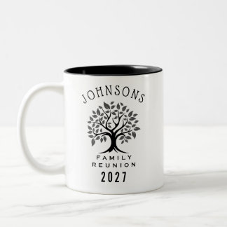 Heritage Reunion Legacy Grid Monochrome Coffee Mug
