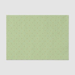 Heritage Western Geometric Classic Green Tissue Paper