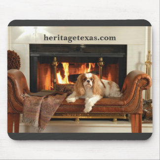 heritagetexas dog blk mkousepad mouse mat