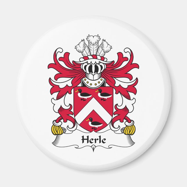Herle Family Crest Magnet (Front)