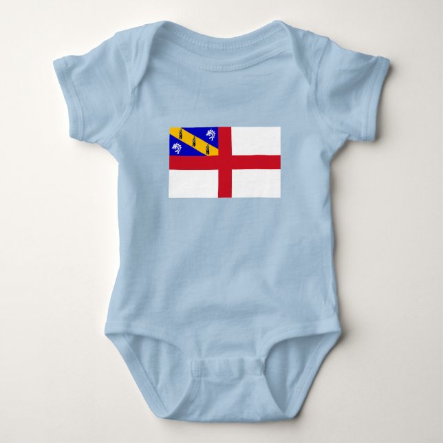 Herm Flag Baby Bodysuit (Front)