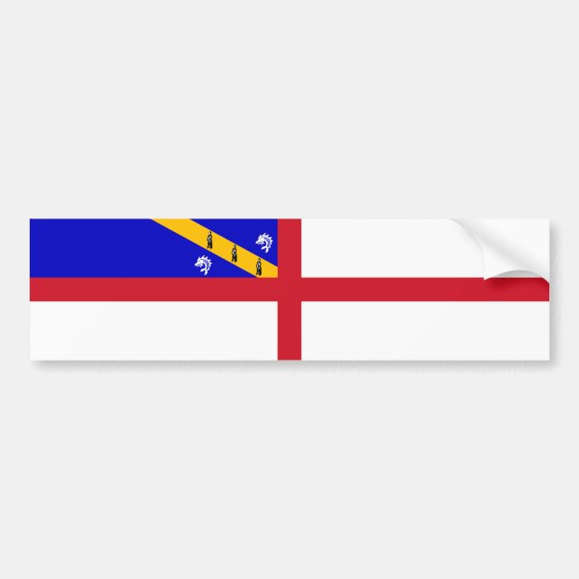 Herm Flag Bumper Sticker (Front)