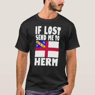 Herm Flag Design If lost send me to Herm Premium T-Shirt