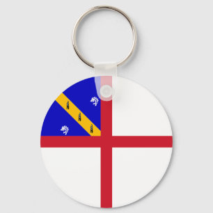 Herm Flag Key Ring