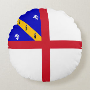 Herm Flag Round Cushion