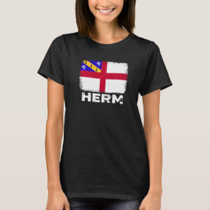 Herm Flag Support Herm People Women Men T-Shirt