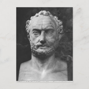 Herm of a man, said to be Thucydides Postcard