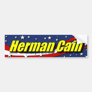 Herman Cain 2012 Bumper Sticker