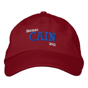 Herman Cain 2012 Embroidered Hat
