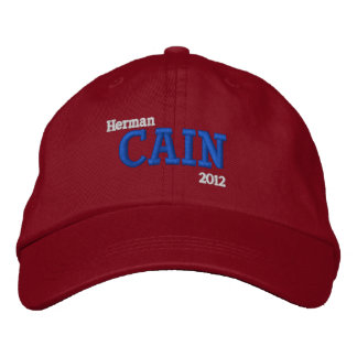 Herman Cain 2012 Embroidered Hat