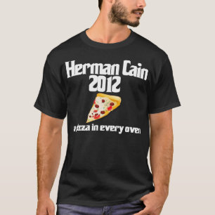Herman Cain 2012 pizza shirt