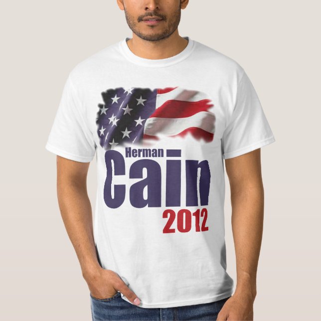 Herman Cain 2012 T-Shirt (Front)