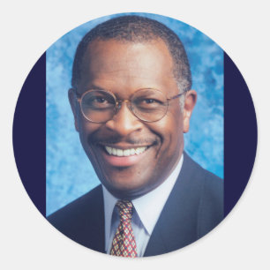 Herman Cain Classic Round Sticker