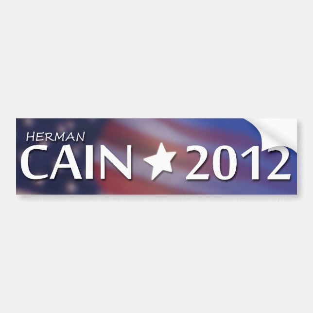 Herman Cain for President 2012 Bumper Sticker (Front)
