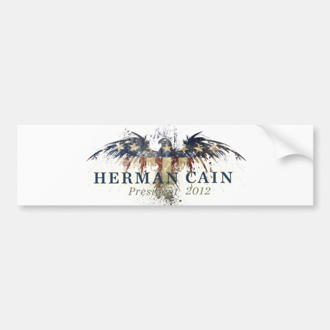 Herman Cain for President Bumper Sticker (Front)
