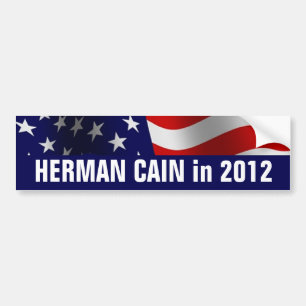 Herman Cain in 2012 Bumper Sticker