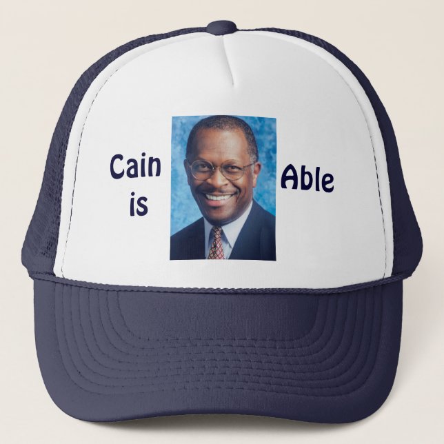 Herman Cain Trucker Hat (Front)