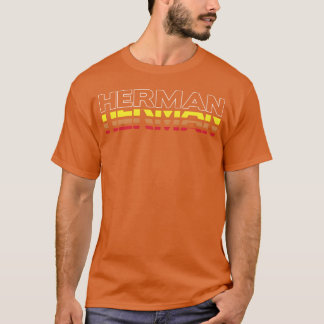 Herman First Name Funny Vintage Sunset Herman retr T-Shirt