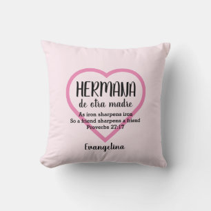 HERMANA DE OTRA MADRE Christian BFF Personalised Cushion