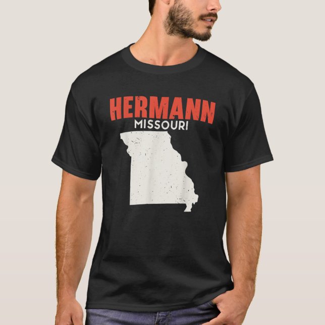 Hermann Missouri USA State America Travel Missouri T-Shirt (Front)