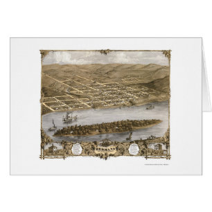 Hermann, MO Panoramic Map - 1869