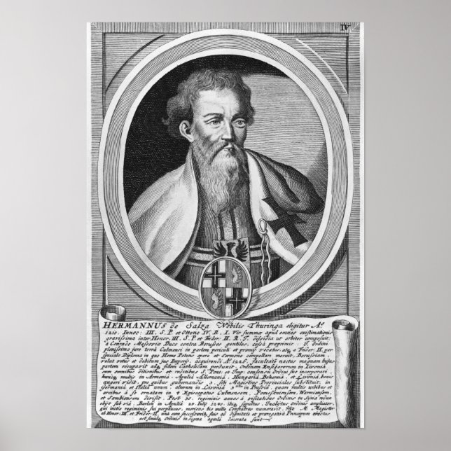 Hermann of Salza Poster (Front)