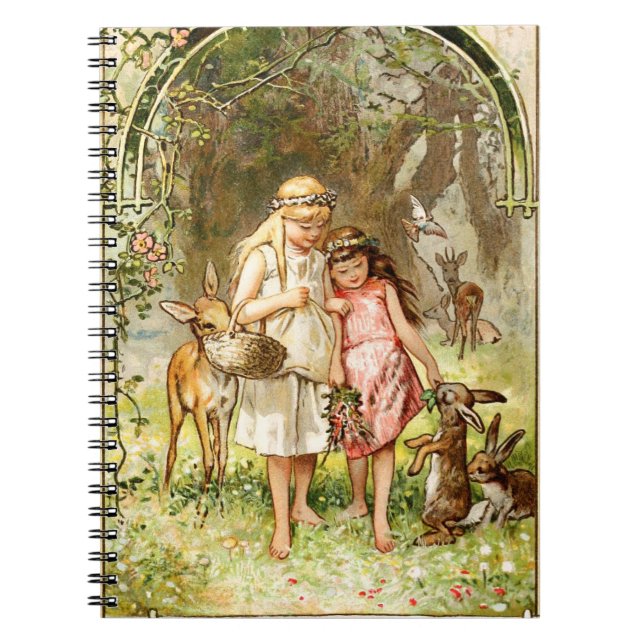 Hermann Vogel - Snow White and Rose Red Notebook (Front)