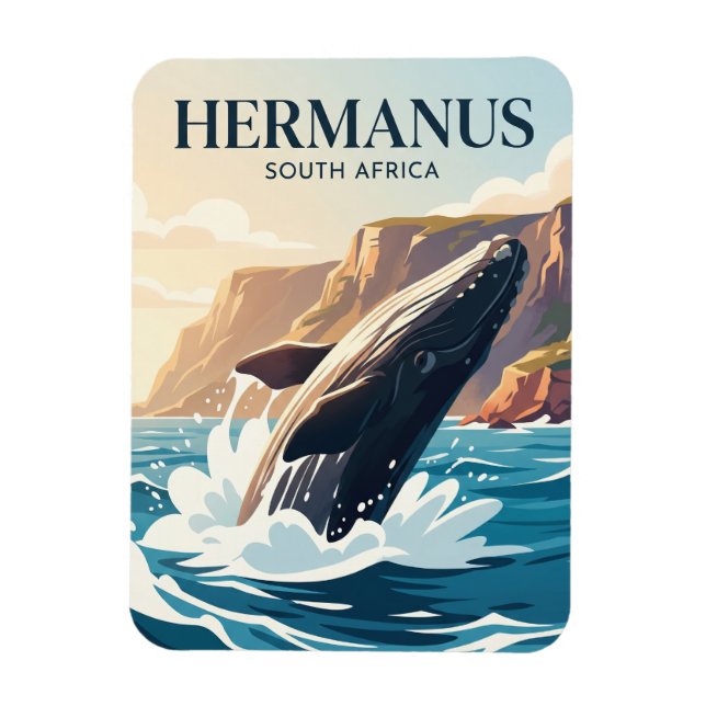 Hermanus South Africa Magnet (Vertical)
