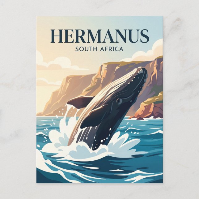 Hermanus South Africa Postcard (Front)