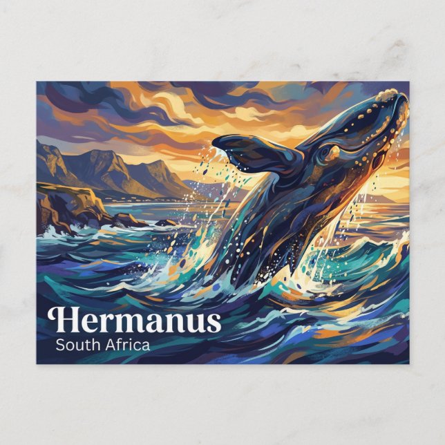 Hermanus South Africa Postcard (Front)