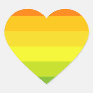 Hermaphrodite Pride Heart Sticker