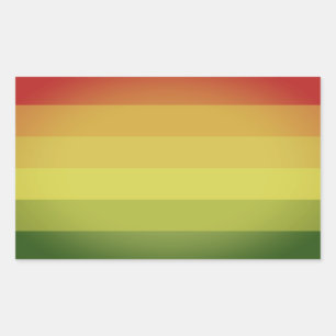 Hermaphrodite Pride Rectangular Sticker