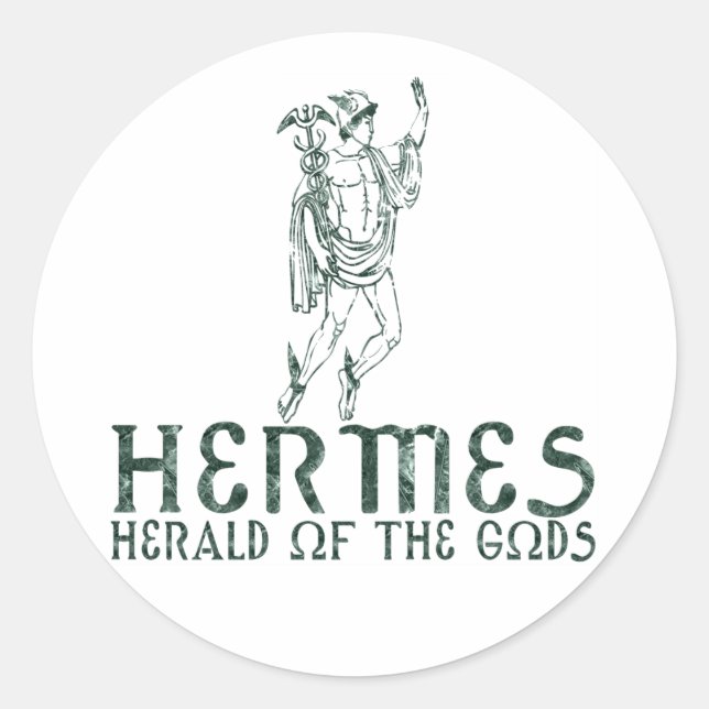 Hermes Classic Round Sticker (Front)