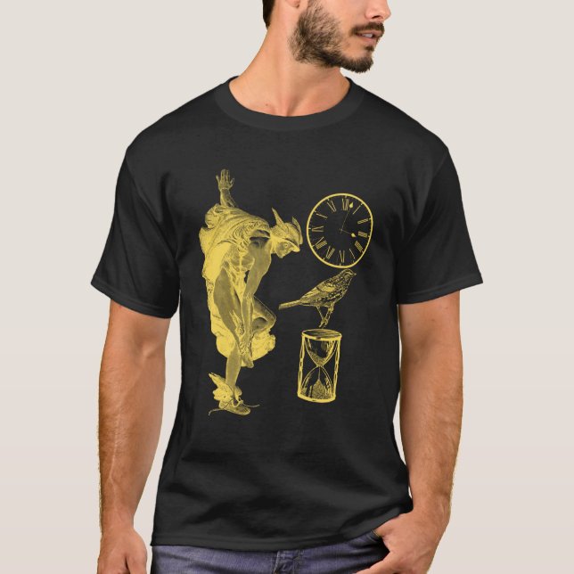 Hermes Herald of the Gods Ancient Greek T-Shirt (Front)