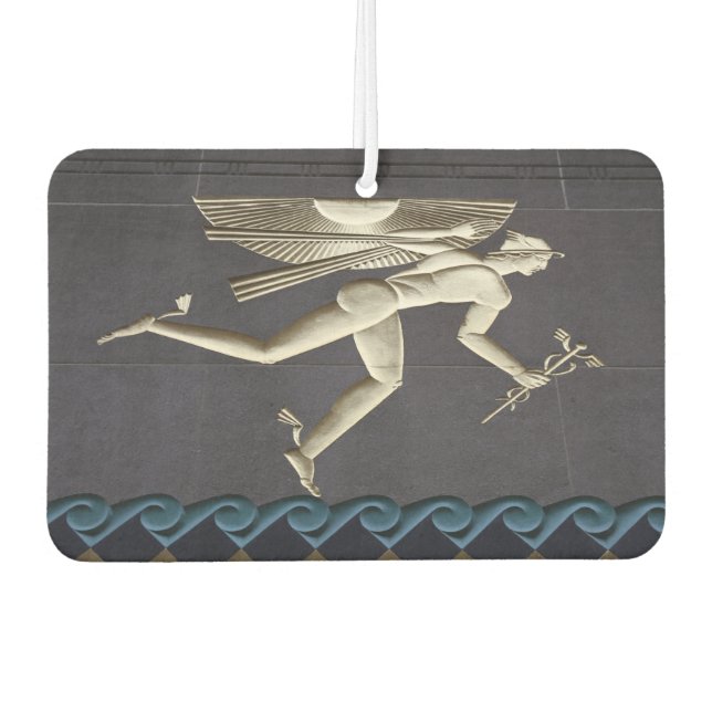 Hermes - Herald of the Greek Gods in NYC Car Air Freshener (Front)