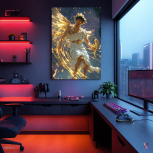 Hermes, Messenger of the Gods - Divine Speed Poster