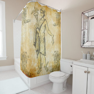 Hermes messenger of the gods shower curtain