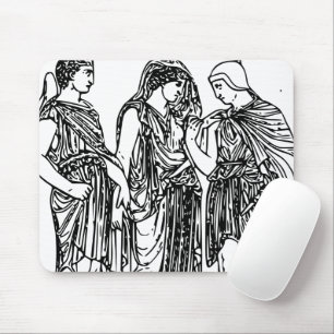 Hermes, Orpheus and Eurydice Mouse Mat