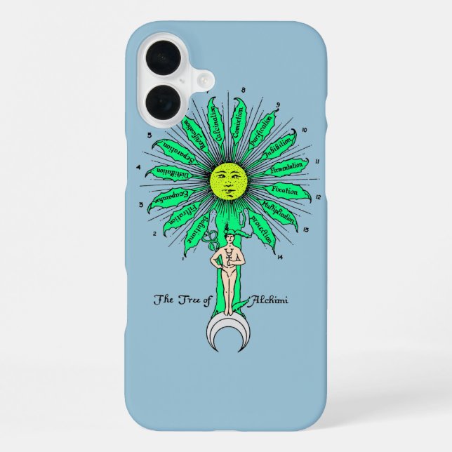 Hermes Sacred Tree of Alchemy iPhone Case (Back)
