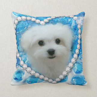 Hermes the Maltese Pillow/Cushion Cushion