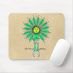 Hermes Tree of Alchemy Mouse Mat