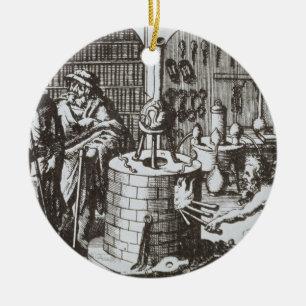 Hermetic Philosophers and an Alchemist, from 'Muse Ceramic Tree Decoration