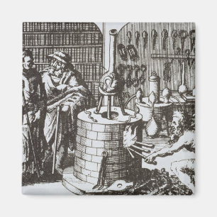 Hermetic Philosophers and an Alchemist, from 'Muse Magnet