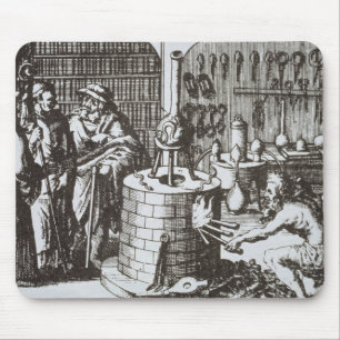 Hermetic Philosophers and an Alchemist, from 'Muse Mouse Mat