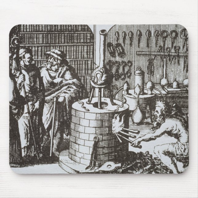 Hermetic Philosophers and an Alchemist, from 'Muse Mouse Mat (Front)