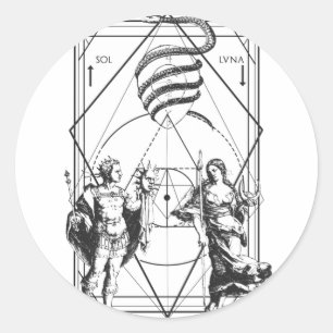 Hermetica Moderna - Cronvs Classic Round Sticker