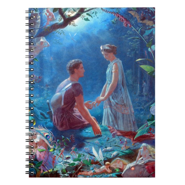 Hermia and Lysander A Midsummer Night's Dream Notebook (Front)