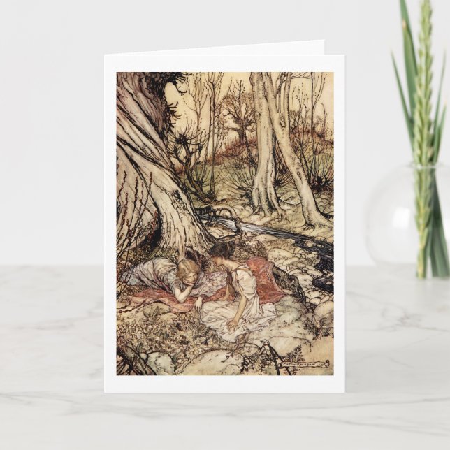 Hermia and Lysander Card (Front)