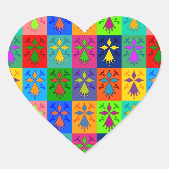 Hermine Pop Heart Sticker (Front)